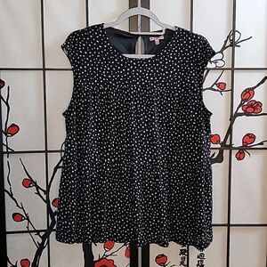 Juicy Couture Sleeveless polka dot Top